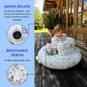 Inflatable Baby Seat and Floor Chair, Sit Me Up for Infants 648 Months, Infant Support Seat, Color Your Own Animal,Print Inflatable Chair