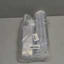 Qyyiguf 50 Pcs 8OZ Plastic Dessert Cups with Lids and Spoons,Square Parfait Cups,Disposable Ice Cream Containers for Cupcake,Pudding,Snacks,Yogurt,ParfaitFruits,Mousse