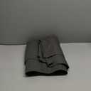 Waffle Weave Fabric Shower Curtain, Spa, Hotel Luxury, Gray Pique Pattern, 72 x 84 Inches Decorative Bathroom Curtain