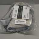 No. 918 Blockade Geometric Blocks Semi-Sheer Grommet Curtain Panel, 40" x 84, Navy