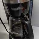 BLACK+DECKER 12-Cup Digital Coffee Maker, Programmable, Washable Basket Filter, Sneak-A-Cup, Auto Brew, Water Window, Keep Hot Plate, Black