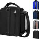 Expandable(18cans) Lunch Box Insulated Lunch bag for Men Kids Boys Teens Adult Portable Stylish Small Lunchbox With Shoulder Strap for Working Office school Picnic