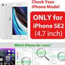 SPORTLINK Waterproof Case for iPhone SE 3rd 2022/iPhone SE 2nd 2020/iPhone 7/8 - Full Body Shockproof Dustproof Phone Screen Protector Rugged Waterproof Case for iPhone SE3/SE2/7/8 (Black)