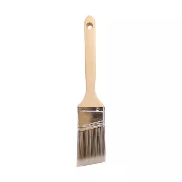TOOLBENCH Angled Paint Brush for Painting Trim, Walls, and Doors, 2.5-inch, White, Pro Grade for All Paints and Stains
