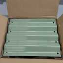 Raised Garden Bed 421 FT, Galvanized Metal Raised Planter Box, Vegetable Planting Container with Safety Edge Trim, Hardware & Gloves Included, Fruit Green for Backyard Patio Balcony