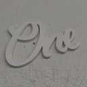 1st Birthday Decorations One Sign for First Birthday Table Centerpieces White Letter Wooden Photo Booth Props for One Year Old Birth Day Party Decorations Supplies(12.6x8.3inch)