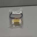 Eujgoov Water Flow Meter with Counter YF-B10 Brass G1 Male Thread Hall Effect Liquid Flow Sensor for Water Heaters DC24V 2-50L/Min