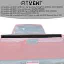 ECOTRIC Tailgate Cap Top Protector Molding Spoiler Cover Compatible with 2007-2013 Chevy GMC Silverado Sierra 1500 2007-2014 2500 3500 Replacement for 25844299 GM1904104