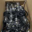 DAMAING Outdoor String Lights 100FT Patio String Lights Waterproof with 43 Shatterproof Dimmable A39 LED Edison Bulbs Connectable Outdoor Lighting for Backyard Bistro and Balcony 2700K