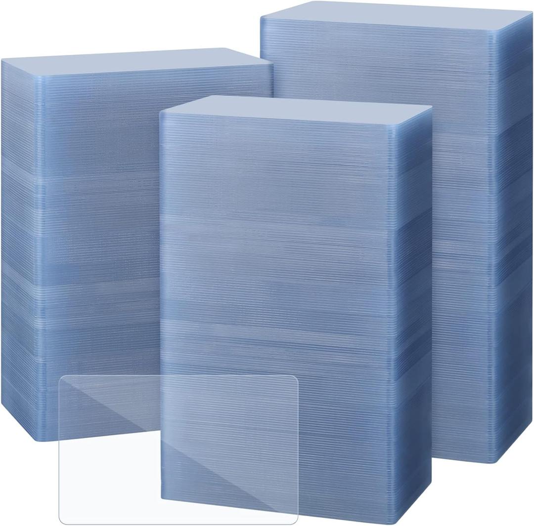 Yexiya Clear Plastic PVC Transparent Cards for ID Badge Printers Graphic Quality CR80 30 Mil Blank Business Name Card for Credit Fit Most Photo ID Badge Printers(200 Pcs)