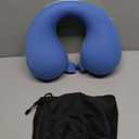 COOLBEBE Kids Travel Neck Pillow, Softly Double Support Neck Pillow for Car & Airplane, Traveling Gifts for Toddler & Children (1, Bluish Green)