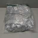 10 Pack Sequin Silver Table Runners 12 x 72 Inches - WENSINL Glitter Silver Table Runner for Party Wedding Birthday Engagement Christmas Meeting Outdoor Dining Room Event Decorations