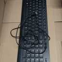 Lenovo 300 USB Keyboard, Wired, Adjustable Tilt, Ergonomic, Windows 7/8/10, GX30M39655, Black