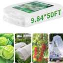 9.8450FT Garden Mesh Netting,Ultra Fine Plants Cover Protection from Anti Birds,Bugs,Cicadas,and Insects-Pest Barrier for Blueberry Bushes,Vegetable,Fruit Tree,Flowers,Raised Bed