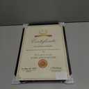 Certificate A3  Frame Black, 11.7x16.5 Inch Thin Photo Frame for Wall Tabletop Display, Single