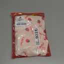 HDKUW Small Dog Raincoat & Rain Shoes Set,Full-Coverage Reflective Dog Jacket with D-Ring,Dogs Raincoat with Rain Boots Set for Puppy Small Dogs Strawberry M (M:Chest Girth 14"-16",Weigth 5-8LB)