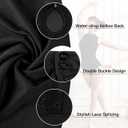 Women Turtleneck Ballet Dance Leotard Adult Black Tank, Gymnastic Dancewear, Chest Padding, Lace Hollow Back (Small)