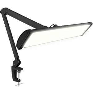 Neatfi 3,500 Lumens LED Desk Lamp – 45W Dimmable Task Light | Adjustable Color Temperature | 3 Light Modes | 540 SMD LEDs | Reading, Craft, Workbench & Office (Black-CCT, 26-Inch Wide Shade)