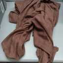 MIULEE Chocolate Brown Linen Curtains 90 Inch Long for Bedroom Living Room, Soft Thick Linen Textured Window Drapes Semi Sheer Light Filtering Back Tab Rod Pocket Burlap Look Decor, 2 Panels