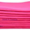 10 Pack Extra Large Original German Shammy Cloths Chamois Towels Super Absorbent for Pets, Parenting Tool Cleaning for Home and Commercial Use Wholesale Bulk (Pink)