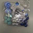 LaVenty Space Cake Toppers Outer Space Astronaut Rocket Stars Cake Decorations for Birthday Party Supplies Baby Shower (Blue)