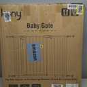 Babelio Baby Gate for Stairs, Kitchen & Doorways, No Bottom Bar| One-Handed Operation| Auto-Close| Hardware Mount (Drill Needed) Safety Dog/Pet Gate (Black - B17, 26-43" W, 28" H)