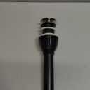 Pop Up Bathroom Sink Drain - Bathroom Sink Stopper with Overflow for Faucet Vessel, Push Type Bathroom Sink Vanity Assembly with Strainer, Brushed Nickel