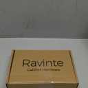 Ravinte 25 Pack Drawer Pulls 1-1/4 Inch Kitchen Cabinet Knobs Solid Round Dresser Drawer Knobs Matte Black Dresser Knobs Drawer Knobs Simple Cabinet Hardware for Cupboard Drawer Pulls