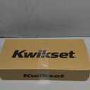 Kwikset Amador Front Door Lock Handle and Deadbolt Set, Entry Handleset Exterior Only, Satin Nickel, Pick Resistant SmartKey Rekey Deadbolt Security, Interior Sold Separately, with Microban Protection