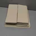 Criusia Drawer Organizer Clothes, 10 Pack Dresser Organizer for Baby Clothes, Underwear, Sock- Foldable Closet Organization and Storage Dividers Bins for Nursery, Bedroom (Beige)