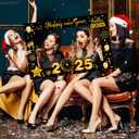 KatchOn New Years Photo Booth Frame - Large 36 Inch | Photo Booth Props for New Years Eve Party Supplies