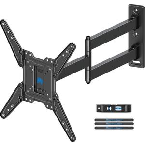 Mounting Dream Long Arm TV Wall Mount for Most 26-65 Inch TVs, 30 Inch Long Extension TV Mount Swivel and Tilt, Full Motion Wall Mount TV Bracket Fit Max VESA 400x400mm,Up to 99 lbs, MD2286-M