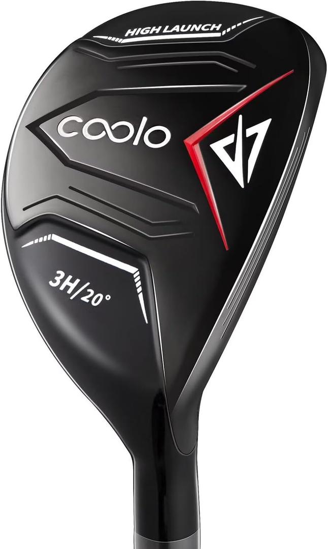 COOLO Golf Hybrid, 3, Easy Launch, Forgiving, Right & Left(#3,Regular,Right) Right, Graphite, Regular, 3 Hybrid, 20°
