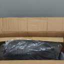 Amazon Basics 16" Pedestal Fan with Remote for Bedroom, Living Room, Office, Adjustable Height, Dual-Layered Blades, 3 Speeds, 3 Modes, Timer, Tilt Head, 60W, Black