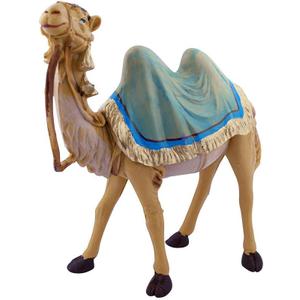 VILLAGE GIFT IMPORTERS 5" Christmas Nativity Collection | Standing Camel with Blue Saddle Blanket | Great Hand-Painted and Made in Italy VILLAGE GIFT IMPORTERS 5" Christmas Nativity Collection | Standing Camel with Blue Saddle Blanket | Great Hand-Painted and Made in Italy