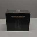 Set of 2 Cordless Table Lamps, LED Rechargeable Battery Operated Desk Lamps with 3 Color Stepless Dimmable, Small Light Portable for Outdoor Patio Bar Restaurants Bedroom Bedside (Black)