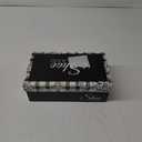 Shoe Land Melrose Women's High Heels Stiletto Heeled Slides, Square Open Toe One Band Slip-On Heeled Mules  Dressy Clear Heeled Sandals for Prom Party Wedding and Vacation (9, White)