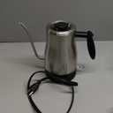 Bodum 34oz Bistro Gooseneck Electric Water Kettle, Pour Over Coffee & Tea, Brushed Stainless Steel