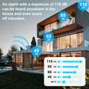 Door Chime, SanJie Wireless Door Sensor Chime When Door Opens, Door Entry Alarm Chime for Business/Home/Kids,500 FT Range,26 Chimes 5 Adjustable Volume, 2 Sensors + 1 Receivers