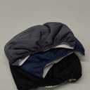 wegreeco Washable Dog Diapers - Washable Male Dog Belly Wrap - Pack of 3 - (Black, Charcoal, Navy, Medium)