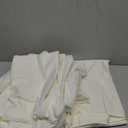 Amazon Basics Lightweight Super Soft Wrinkle Free Breathable Easy Care Microfiber 3 Piece Bed Sheet Set with 14-Inch Deep Pockets, Twin XL, Cream, Solid