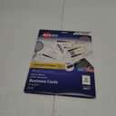 Avery Clean Edge Printable Business Cards with Sure Feed Technology, 2" x 3.5", White Linen Textured, 200 Blank Cards for Inkjet Printers (08873) (One Size)