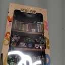 STARVIP for iPhone 17 Pro Case Cute - Wireless Charging Compatible - Dual-Layer Hard Shell + Silicone Cover - Aesthetic Protective Phone Case for Women - Vintage Bookshelf Floral