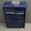 SAFEMATE 0 Gauge 30 Feet Jumper Cables Heavy Duty, 1000 Amp Quick Connect Plugs for Truck with Carry Bag