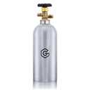 5lb Aluminum New CO2 Tank, DOT Approved Gas Cylinder with CGA 320 Valve for Kegerators and Draft Beer Dispensing