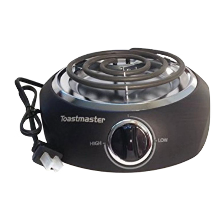 Toastmaster Single Burner 1000 Watt Stove - Adjustable Heat Control