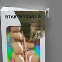BTArtbox Press on Toenails Short, White French Tips Press on Toe Nails Square, Light Weight & Fit Perfectly Glazed Glue On Toenails with Glue, Fake Toe nails in 16 Sizes- 32 Kit, Hope Hope