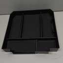 Zxiaochun Center Console Organizer Compatible with 2021 2022 2023 2024 Ford F150 Interior Accessories, Armrest Box Insert Storage Tray (Full Console w/Bucket Seats ONLY) Black Trim