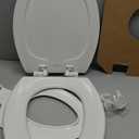 Mayfair NextStep2 Toilet Seat with Built-In Potty Training Seat, Slow-Close, Removable that will Never Loosen, Elongated, White