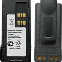 3000mAh PMNN4409 PMNN4409AR PMNN4544A APX4000 PMNN4491BR PMNN4491 PMNN4493A 7.4V Li-ion Two-Way Radio High-Capacity Battery Replacement for Motorola XPR3300 XPR3500 XPR7350 XPR7550 +Belt Clip